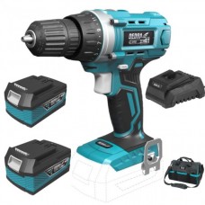 Dedra Set Masina de gaurit si insurubat SAS+ALL 2 acumulatori 18V 4.0Ah incarcator 60W si geanta